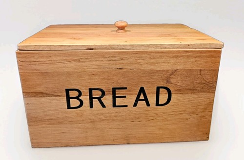 Wooden bread bin lid - lid, beech