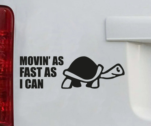Movin fast can car - fast,