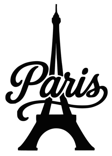 Paris eiffel tower decal - eiffel,