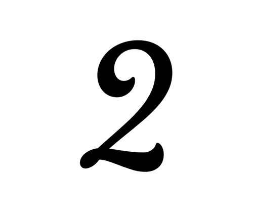 Number vinyl stickers pack - number,