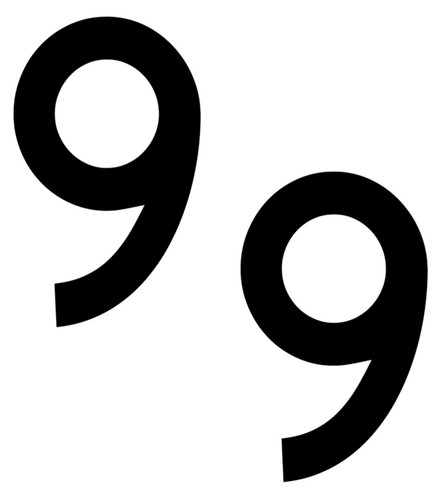 Number decal stickers - 9,