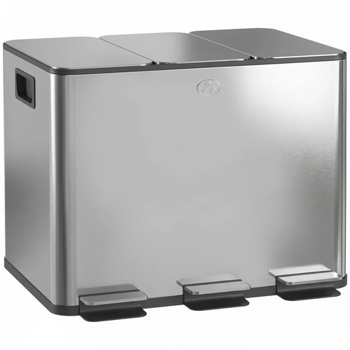 20l pedal bin - x, steel